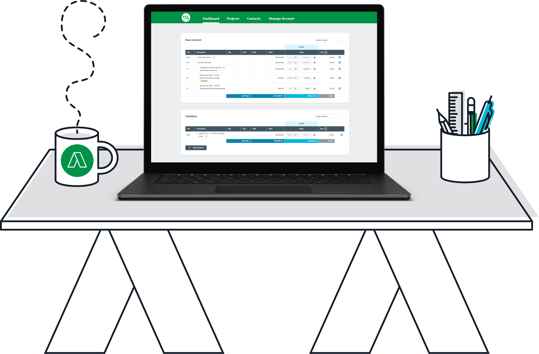 250327-PayLab-Subcontractors-Base Contract and Variations