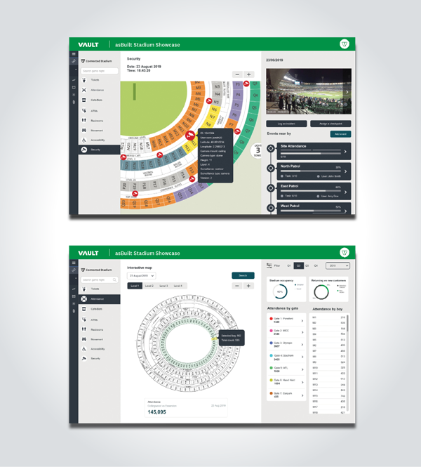 Vault Stadium Dashboard